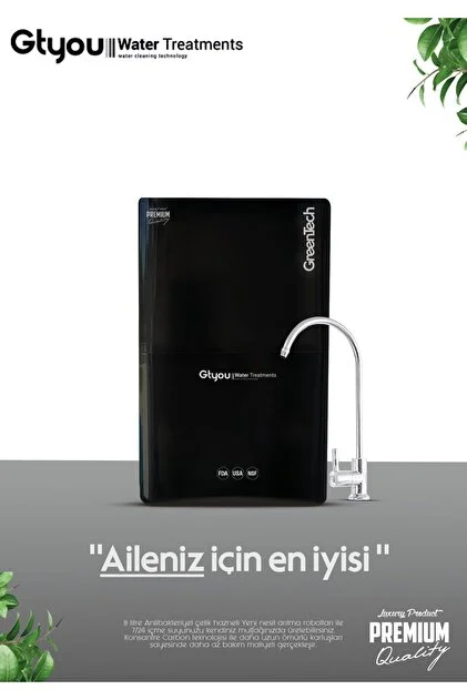 Gtyou GreenTech çelik hazneli su arıtma cihazı